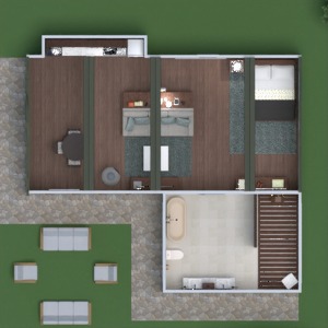 planos casa muebles paisaje arquitectura 3d