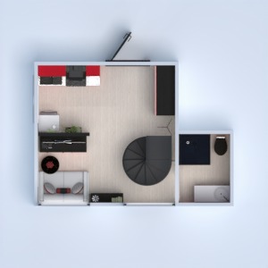 floorplans 公寓 浴室 卧室 客厅 厨房 3d
