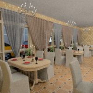 planos cocina iluminación reforma cafetería comedor arquitectura 3d
