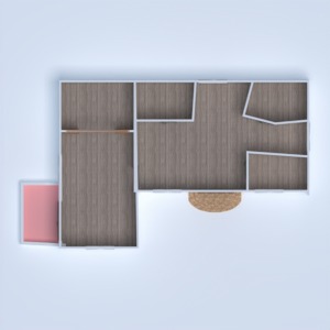 floorplans 独栋别墅 露台 卧室 客厅 厨房 3d