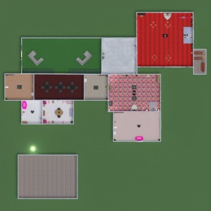 floorplans namas miegamasis svetainė vaikų kambarys valgomasis 3d