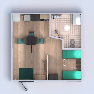 floorplans 公寓 家具 diy 储物室 3d