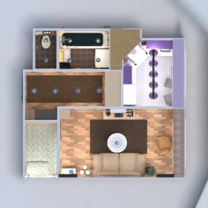 planos apartamento muebles decoración bricolaje cuarto de baño dormitorio salón cocina despacho iluminación reforma trastero descansillo 3d
