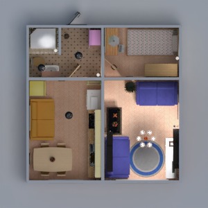 floorplans 公寓 家具 diy 浴室 厨房 改造 餐厅 单间公寓 3d