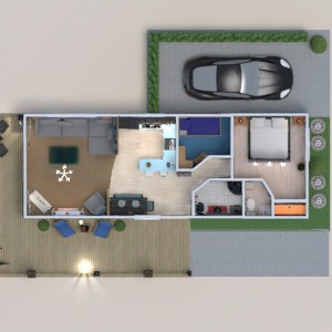 floorplans 家具 浴室 卧室 客厅 厨房 3d
