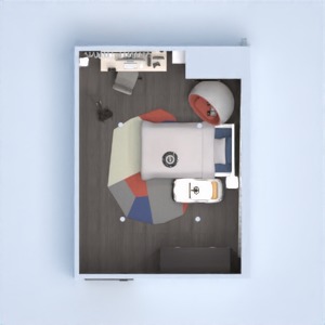 floorplans wohnung haus mobiliar schlafzimmer 3d