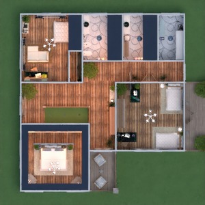 planos casa muebles cuarto de baño paisaje hogar 3d