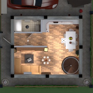 planos apartamento casa cuarto de baño dormitorio salón cocina exterior estudio 3d