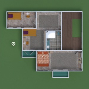floorplans maison terrasse décoration salle de bains chambre à coucher salon garage cuisine extérieur eclairage salle à manger entrée 3d