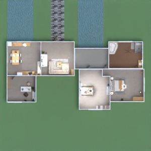 floorplans maison salle de bains cuisine chambre d'enfant bureau 3d