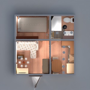 floorplans butas baldai dekoras pasidaryk pats vonia miegamasis svetainė virtuvė studija 3d