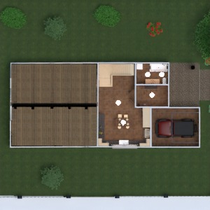 floorplans namas terasa baldai dekoras pasidaryk pats vonia miegamasis svetainė garažas virtuvė eksterjeras valgomasis аrchitektūra sandėliukas prieškambaris 3d