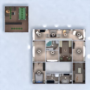 floorplans 独栋别墅 浴室 卧室 儿童房 3d