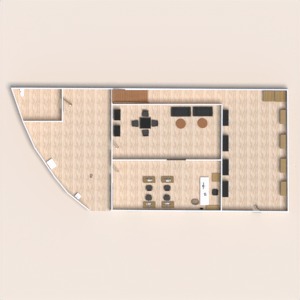 floorplans casa mobílias escritório 3d