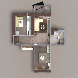 planos apartamento bricolaje cuarto de baño dormitorio salón cocina despacho iluminación reforma trastero descansillo 3d