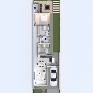 floorplans 单间公寓 3d