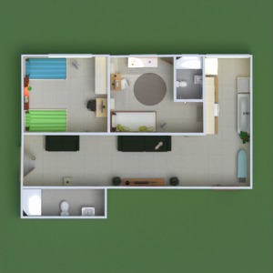 planos apartamento decoración bricolaje 3d