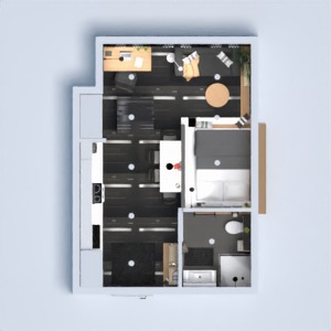 floorplans 厨房 户外 结构 3d