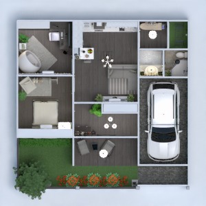 floorplans dom łazienka garaż kuchnia mieszkanie typu studio 3d