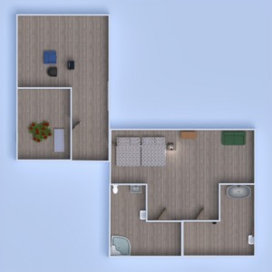 floorplans maison salle de bains chambre à coucher garage cuisine 3d