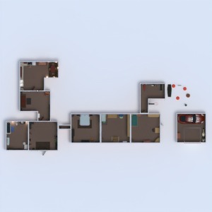 floorplans 独栋别墅 家具 浴室 卧室 厨房 儿童房 家电 3d