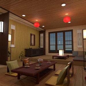 floorplans 家具 装饰 客厅 照明 餐厅 3d