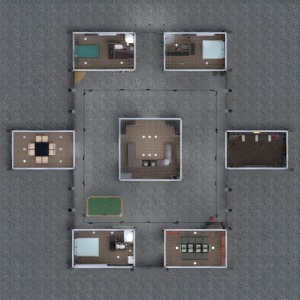 планировки дом мебель кухня 3d