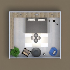 floorplans 家具 卧室 3d