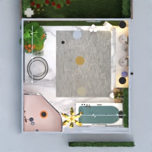 floorplans 独栋别墅 露台 装饰 浴室 照明 3d