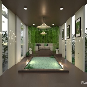 floorplans furniture decor living room lighting entryway 3d