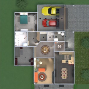 floorplans wohnung haus terrasse badezimmer schlafzimmer wohnzimmer garage küche outdoor kinderzimmer esszimmer architektur eingang 3d