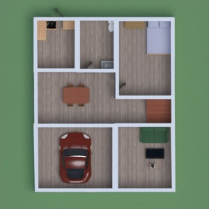 floorplans architektura mieszkanie typu studio 3d