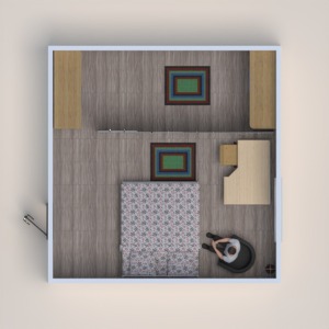 floorplans schlafzimmer lagerraum, abstellraum 3d