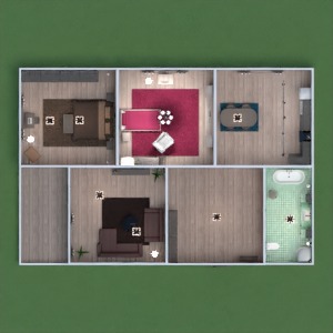 floorplans 露台 装饰 浴室 卧室 客厅 儿童房 照明 餐厅 3d