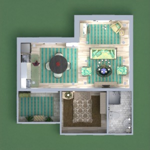 planos apartamento casa decoración 3d