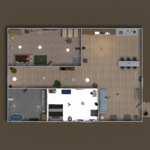 planos arquitectura hogar salón 3d