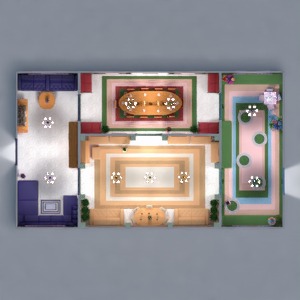 floorplans dom meble wystrój wnętrz pokój dzienny pokój diecięcy jadalnia architektura 3d