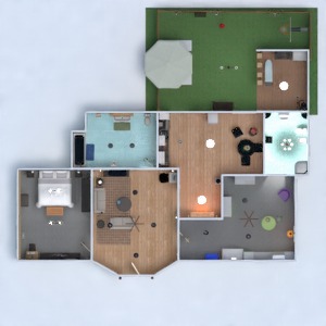 floorplans namas vonia svetainė vaikų kambarys 3d