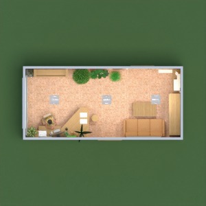 floorplans baldai dekoras biuras apšvietimas sandėliukas 3d
