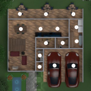 floorplans 独栋别墅 家具 装饰 diy 卧室 客厅 结构 3d