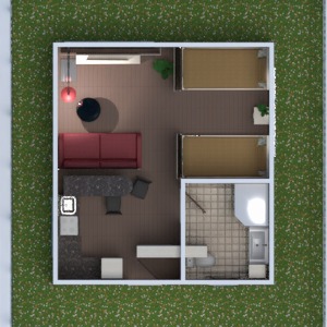 floorplans apartamento casa mobílias decoração banheiro quarto cozinha 3d