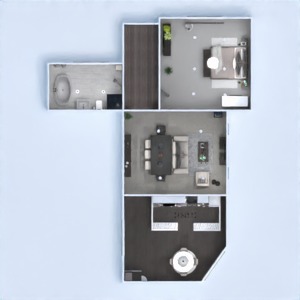 floorplans butas namas baldai dekoras vonia miegamasis svetainė virtuvė apšvietimas namų apyvoka 3d