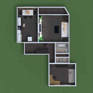 floorplans mieszkanie meble wystrój wnętrz zrób to sam sypialnia pokój dzienny kuchnia remont architektura przechowywanie wejście 3d