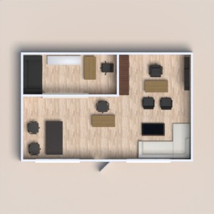 floorplans escritório estúdio 3d