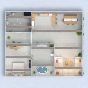 floorplans maison eclairage 3d