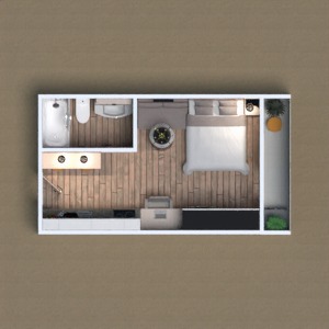 planos descansillo arquitectura hogar cuarto de baño habitación infantil 3d