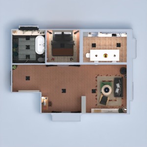 floorplans 公寓 家具 装饰 diy 浴室 卧室 厨房 3d