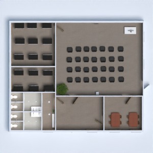 floorplans banheiro escritório 3d