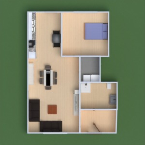 floorplans appartement maison cuisine rénovation paysage 3d
