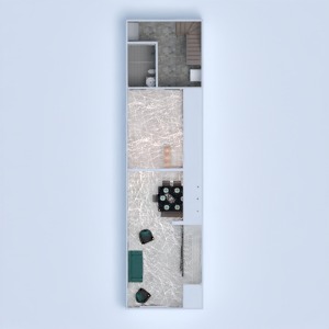 floorplans 独栋别墅 厨房 家电 餐厅 3d